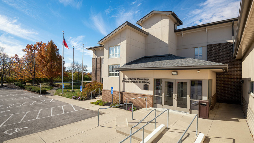 A photo of the Washington Township Administration Building