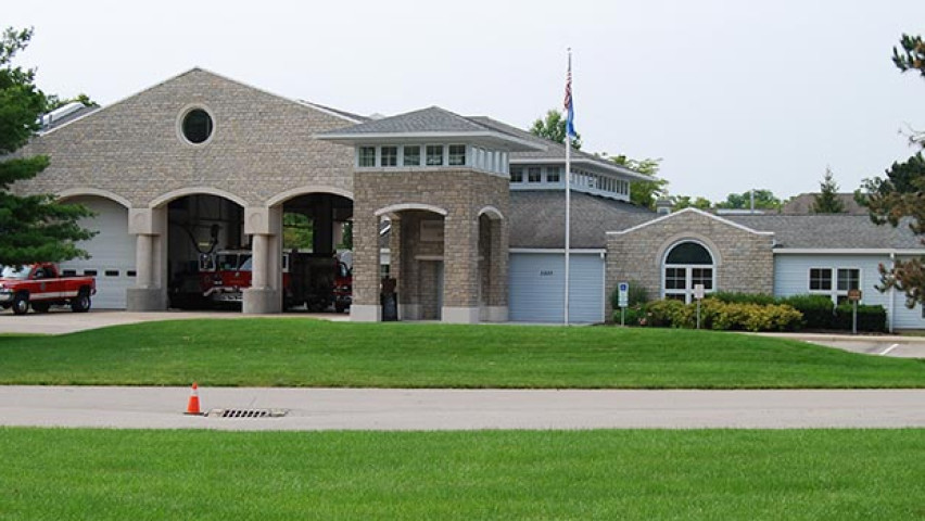 Outside View of Fire Station 93